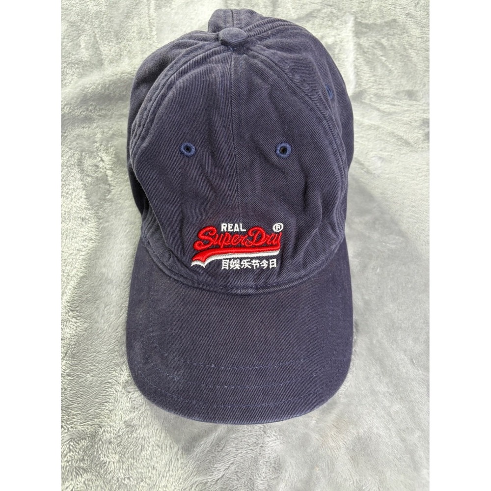 Superdry Real Super Dry 目娱乐节今日 Baseball Hat M90000MR Mens OS Blue cap